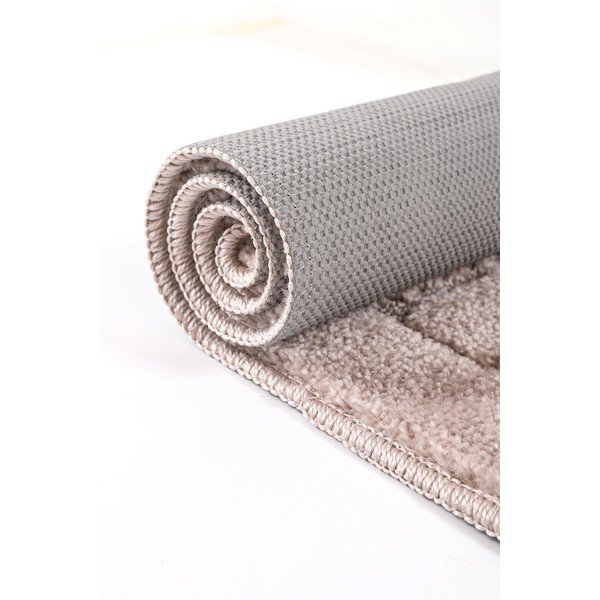 Set di tappetini per il bagno marroni 2 pz 50x80 cm Kareli – Foutastic-image-4