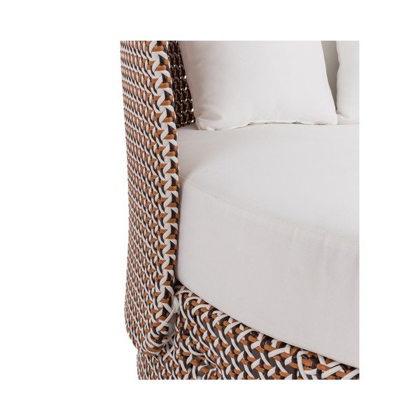 Letto da giardino bianco e beige Nadia - LDK Garden-image-3