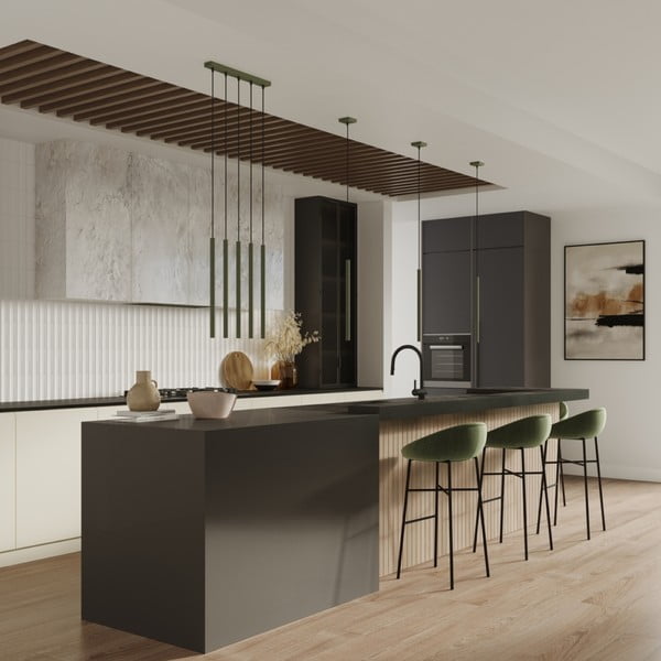 Lampadario verde Fideus – Sollux-image-4