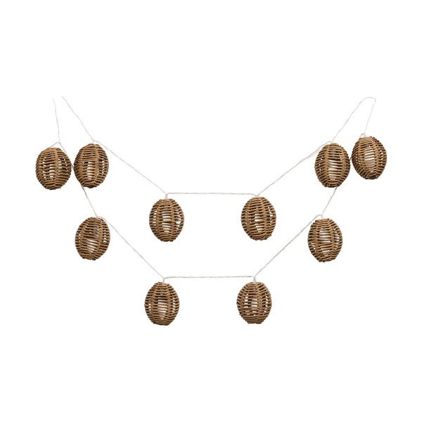 Catena luminosa LED con alimentazione a batteria numero lampadine 10 pz lunghezza totale 180 cm Carlisle – House Nordic