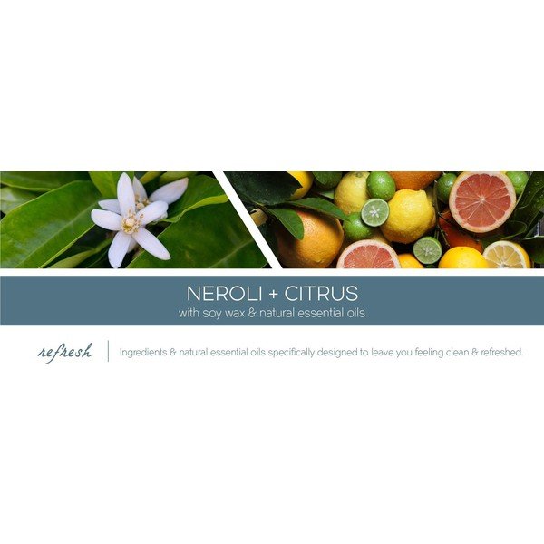 Candela profumata in scatola di vetro Neroli & Citrus, 60 ore di combustione - Goose Creek-image-2