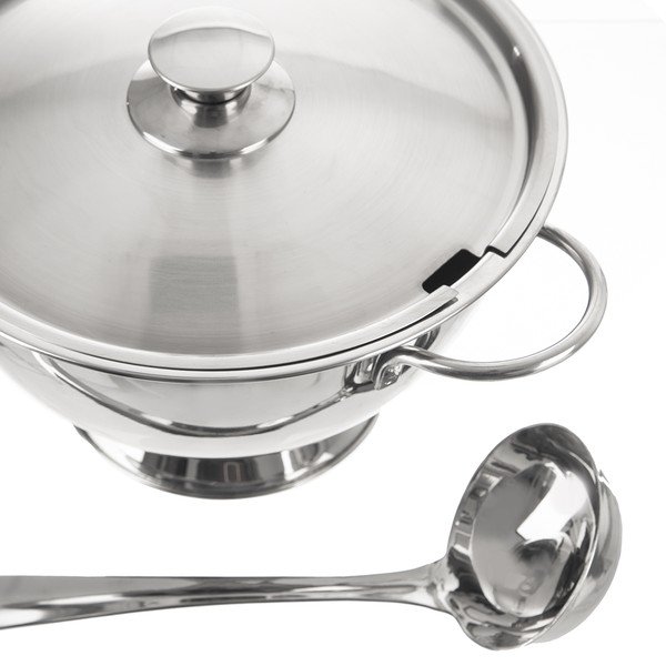 Ciotola argentata in acciaio inox ø 26 cm – Orion-image-3