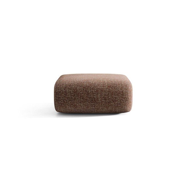 Poggiapiedi marrone con rivestimento in ciniglia Neo – Micadoni 