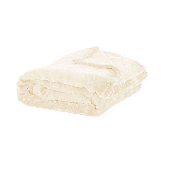 Coperta in micropile beige, 220 x 240 cm - Tiseco Home Studio