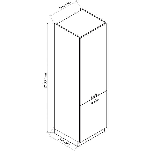 Cucina ad angolo con piano di lavoro (senza montaggio) 180-300 cm Nico - STOLKAR-image-4