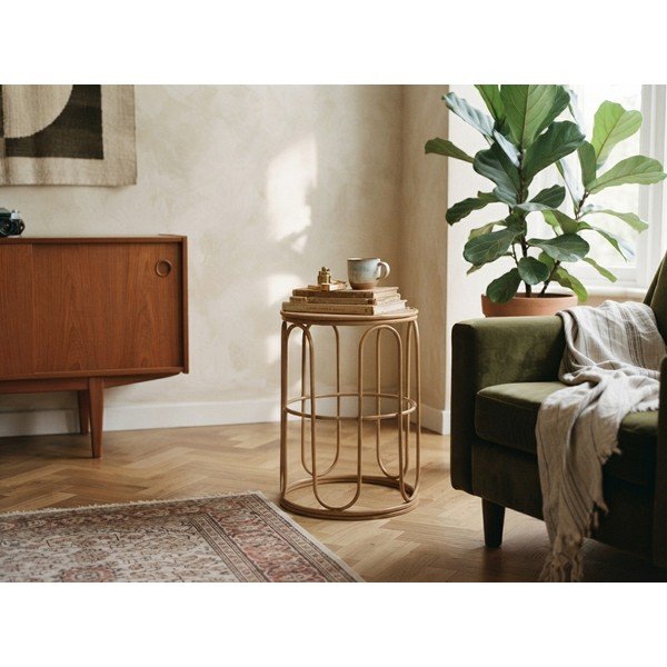 Tavolino rotondo in rattan Samui – Mauro Ferretti-image-1