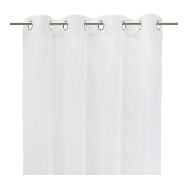 Tenda sottile bianca in misto lino 140x260 cm Fifties – Casa Selección