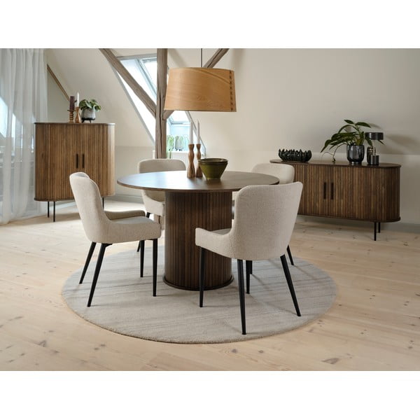 Sedia da pranzo bianca Ontario - Unique Furniture-image-1