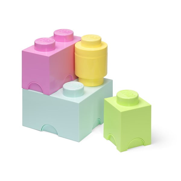 Scatole di plastica per bambini in set da 4 pezzi Box - LEGO®