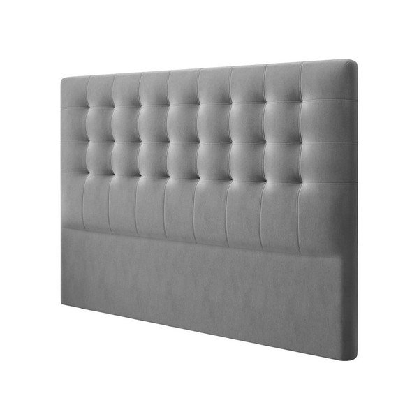 Testata grigia con rivestimento in velluto Windsor & Co Sofas , 140 x 120 cm Athena - Cosmopolitan Design-image-2