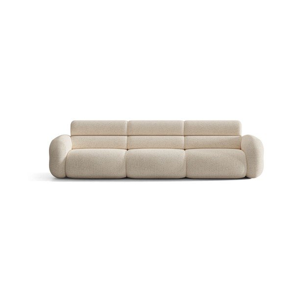 Divano color crema con rivestimento in ciniglia 305 cm Neo – Micadoni -image-1