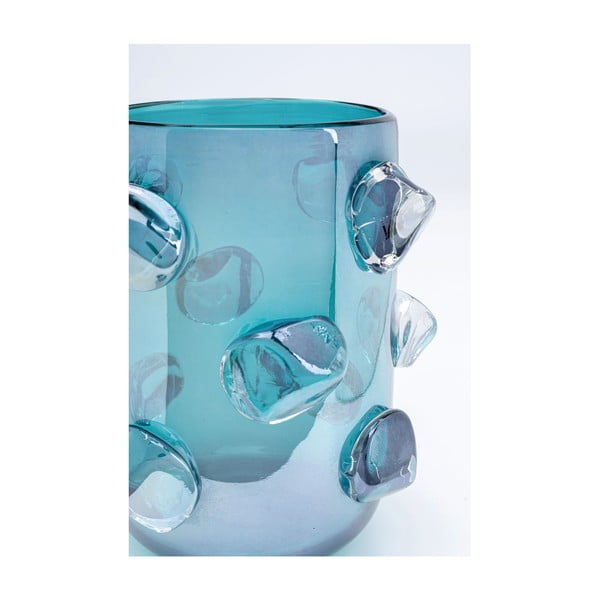 Vaso in vetro blu, altezza 23 cm Aquarius - Kare Design-image-1
