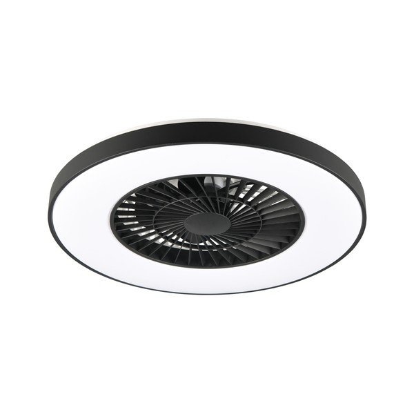 Plafoniera LED nera opaca Halmstad – Trio