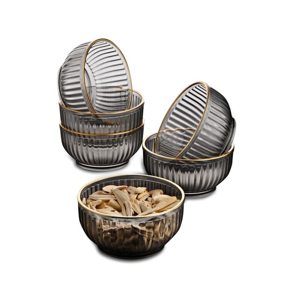 Set di 6 ciotole da 0,25 l Fume - Hermia-image-2