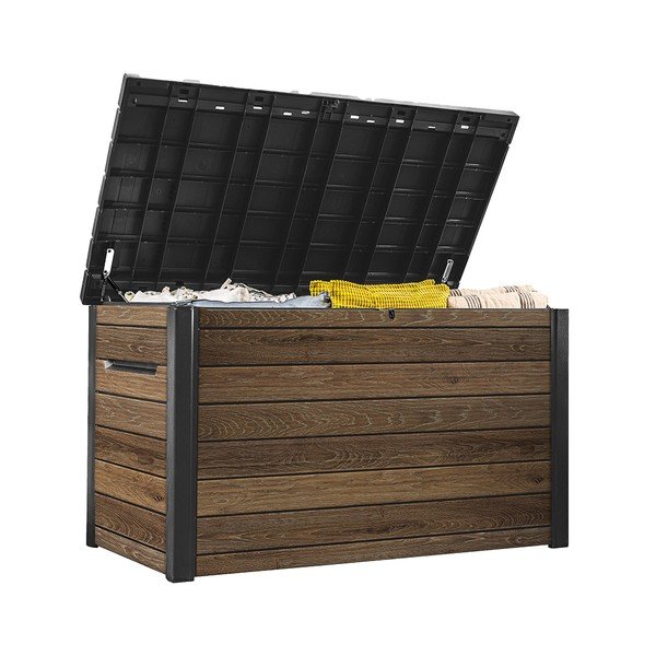 Contenitore da giardino in plastica marrone Signature - Keter-image-2