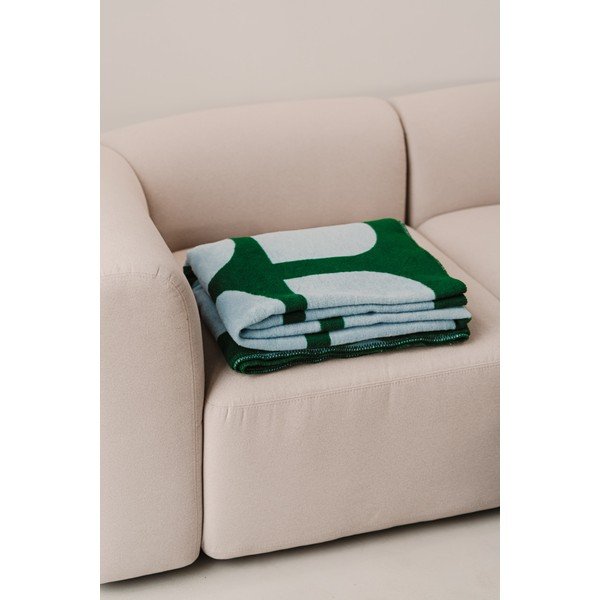 Coperta verde/blu 150x200 cm Gilli – noo.ma-image-2