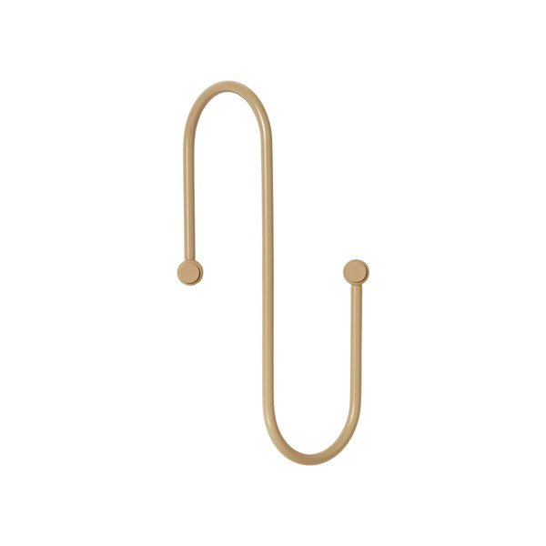 Appendiabiti da parete beige Curl - Blomus