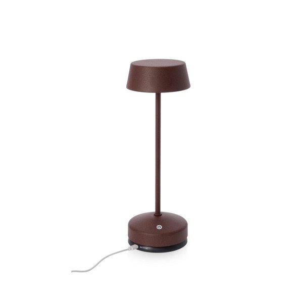 Illuminazione esterna LED con ricarica USB con intensità regolabile/con caricatore wireless da tavolo  ø 11 cm Esprit – Bizzotto-image-3