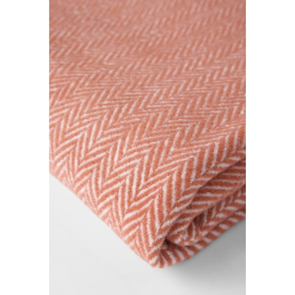 Plaid in terracotta con cotone , 140 x 180 cm Skyline - Euromant-image-1