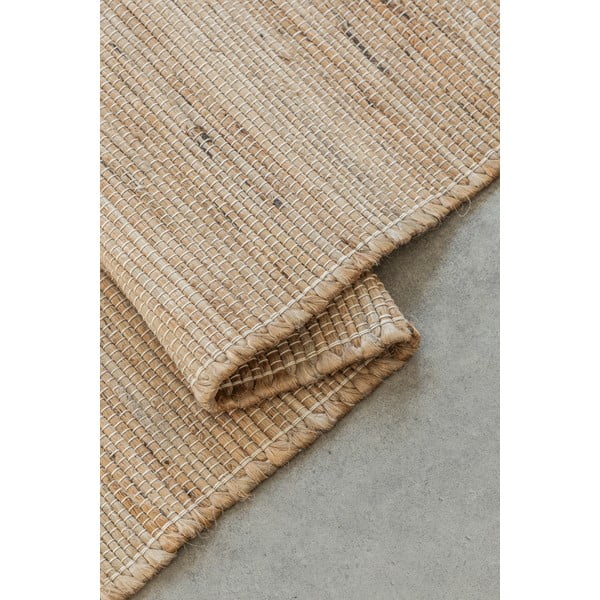 Tappeto beige in misto iuta tessuto a mano 60x90 cm Handloom – Hanse Home-image-3
