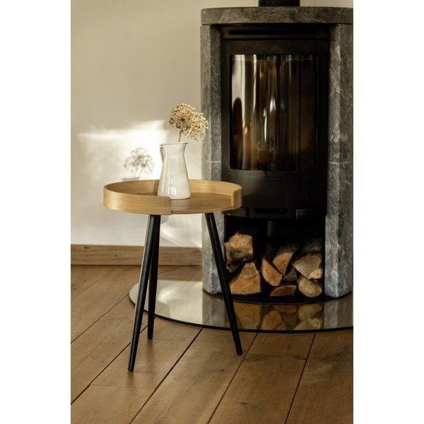 Tavolino rotondo in bambù ø 40 cm Loft - Wenko-image-4