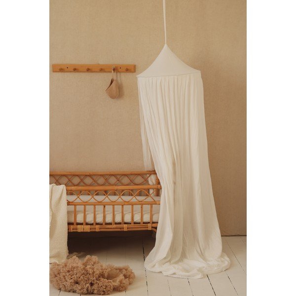Baldacchino in cotone bianco Cream - Moi Mili-image-3