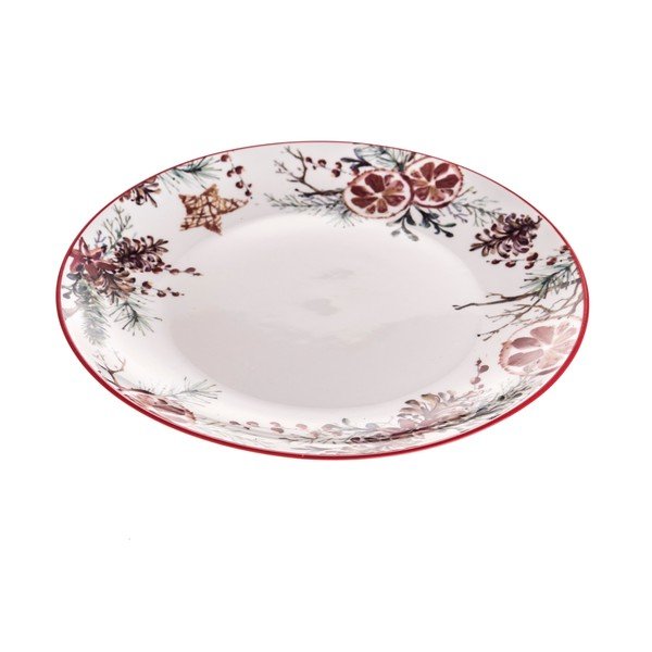 Piatto in porcellana bianca , ø 26,8 cm - Dakls