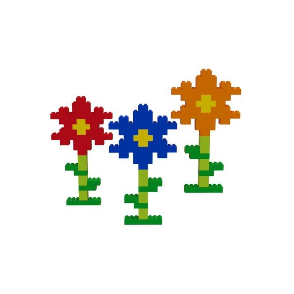 Set di blocchi da costruzione per la pista di palline Rainbow, 120 pezzi Blocks - Hubelino-image-2