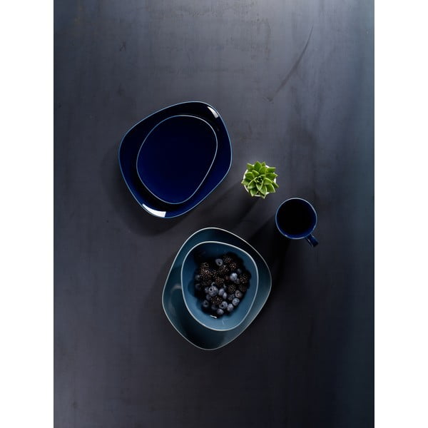 Piatto in porcellana blu scuro Villeroy & Boch , 28 cm Like Organic - like | Villeroy & Boch-image-1