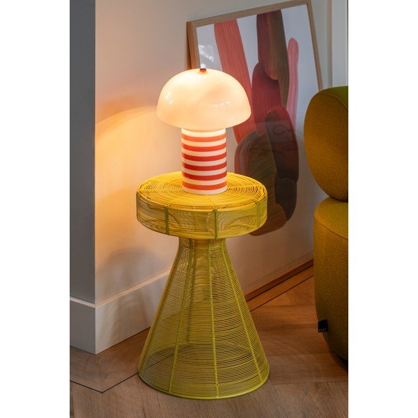 Tavolino rotondo in metallo ø 30,5 cm Cuerda Corcho – Leitmotiv-image-4