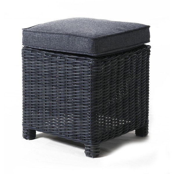 Set da giardino in rattan artificiale grigio per 9 persone Houston - Rojaplast-image-2