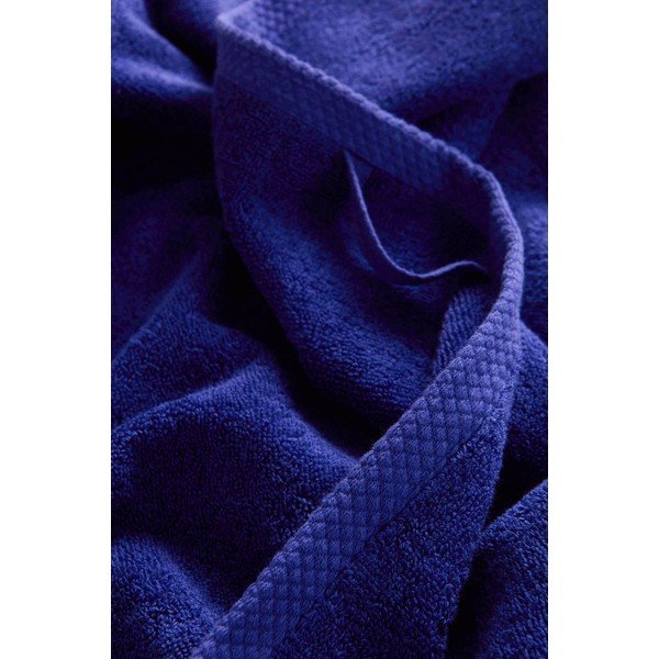 Set di asciugamani per viso e corpo blu in cotone 4 pz Darcy – Jotex-image-3