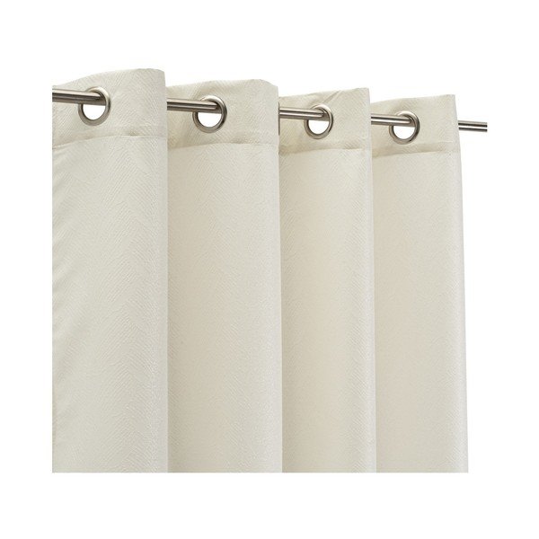 Tenda beige/dorata in jacquard 140x260 cm Lluvia – Casa Selección-image-2