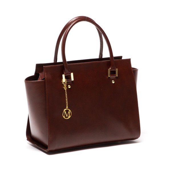 Kožená kabelka Mangotti 382 Marrone-image-2