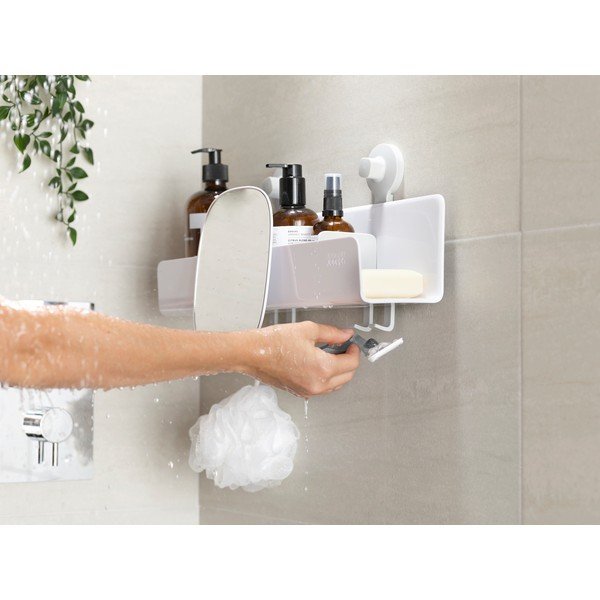 Mensola da bagno a parete con specchio rimovibile EasyStore - Joseph Joseph-image-1