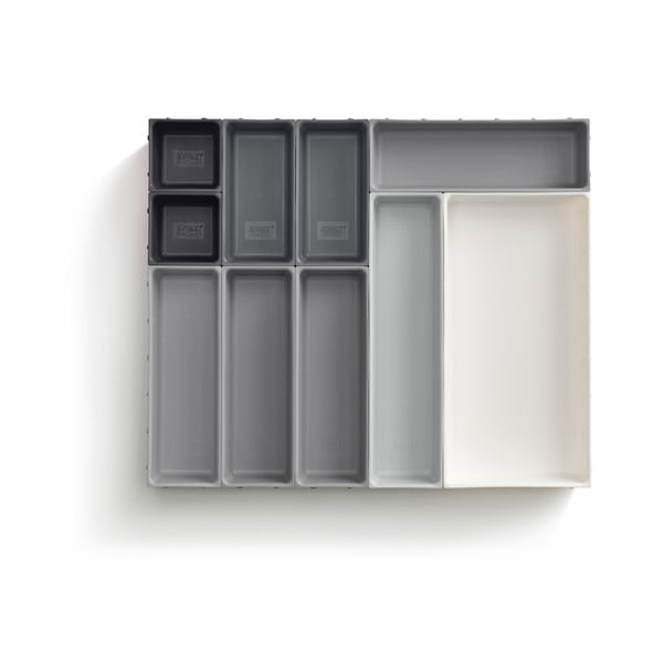 Organizzatore per cassetti variabili grigio Blox - Joseph Joseph