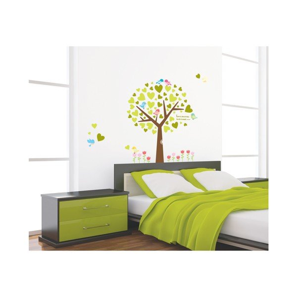 Samolepka Ambiance Tree With Hearts