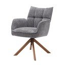 Set di sedie da pranzo grigia in imbottito 2 pz Marilla – Unique Furniture