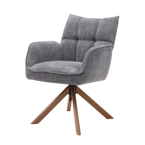 Set di sedie da pranzo grigia in imbottito 2 pz Marilla – Unique Furniture