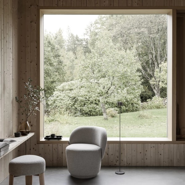 Poltrona in feltro beige Kuon - Blomus-image-2