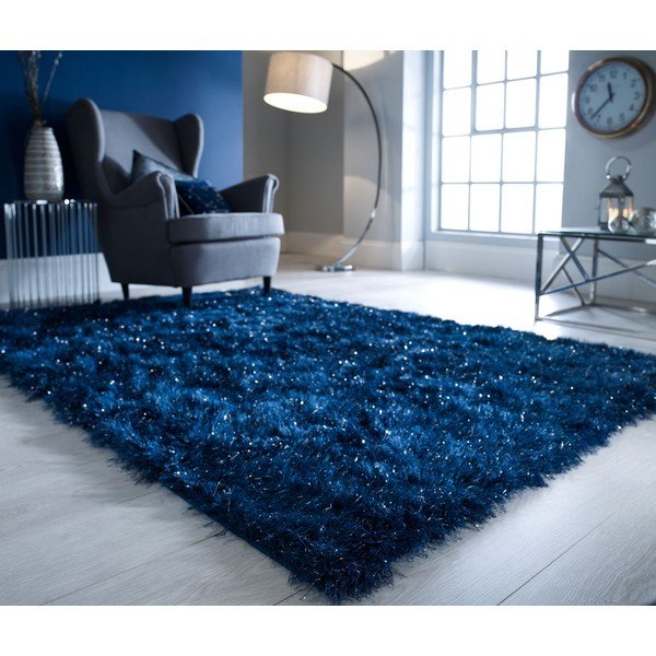 Tappeto blu Dazzle, 60 x 110 cm - Flair Rugs-image-4
