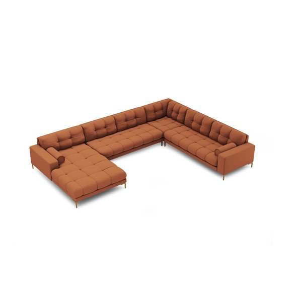 Divano angolare color mattone (angolo destro) Bali - Cosmopolitan Design-image-4