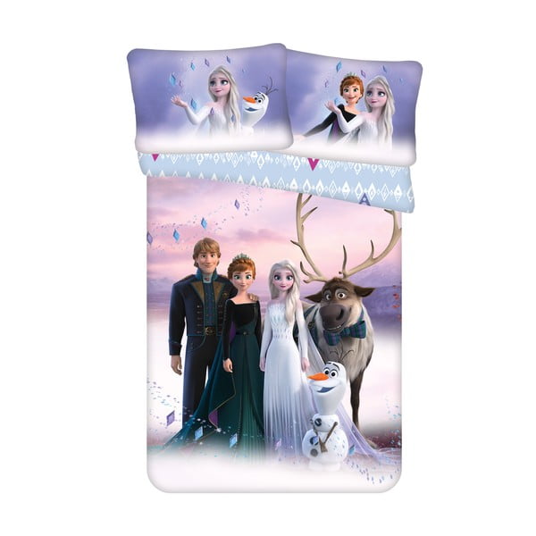 Biancheria da letto per culla in cotone 100x135 cm Frozen 2 - Jerry Fabrics