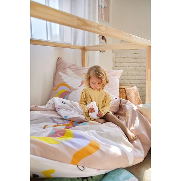 Biancheria da letto per bambini in cotone per letto singolo 140x200 cm Unicorn - Bonami Selection-image-2