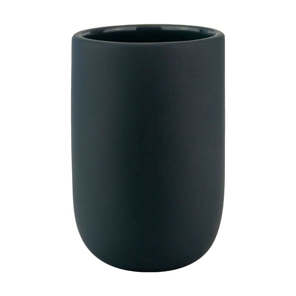 Tazza in ceramica antracite per spazzolini da denti Lotus - Mette Ditmer Denmark