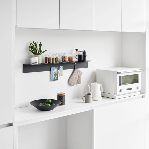 Mensola in metallo nera 90 cm - YAMAZAKI-image-4