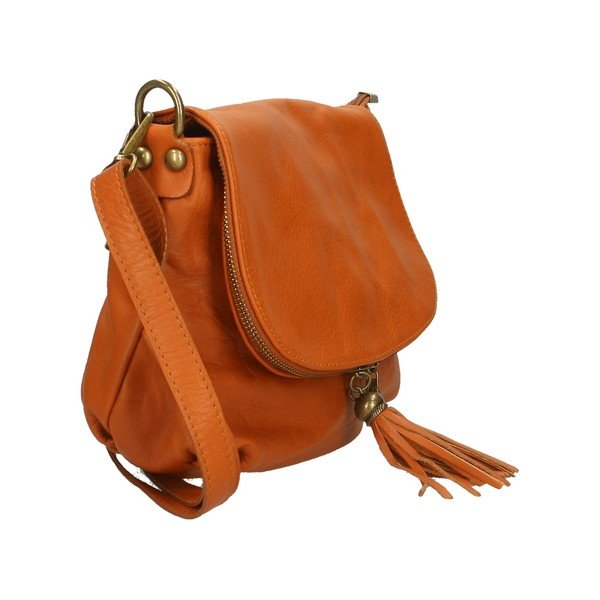 Borsa in pelle marrone cognac Marrone - Chicca Borse-image-4