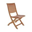 Sedia da esterno di colore naturale in legno massiccio Noemi – Bizzotto