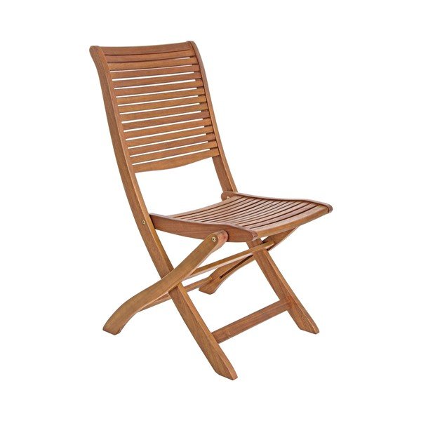 Sedia da esterno di colore naturale in legno massiccio Noemi – Bizzotto