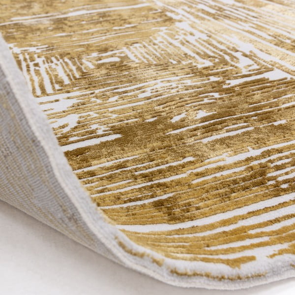 Tappeto dorato 120x170 cm Kuza Lines Gold – Asiatic Carpets-image-4